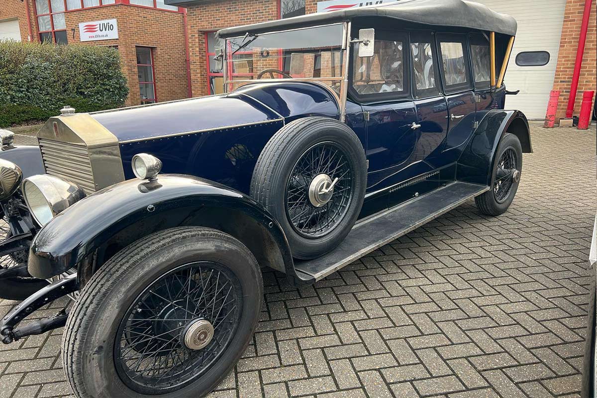 Rolls Royce 20JHp that came into the workshop for coach trimming work